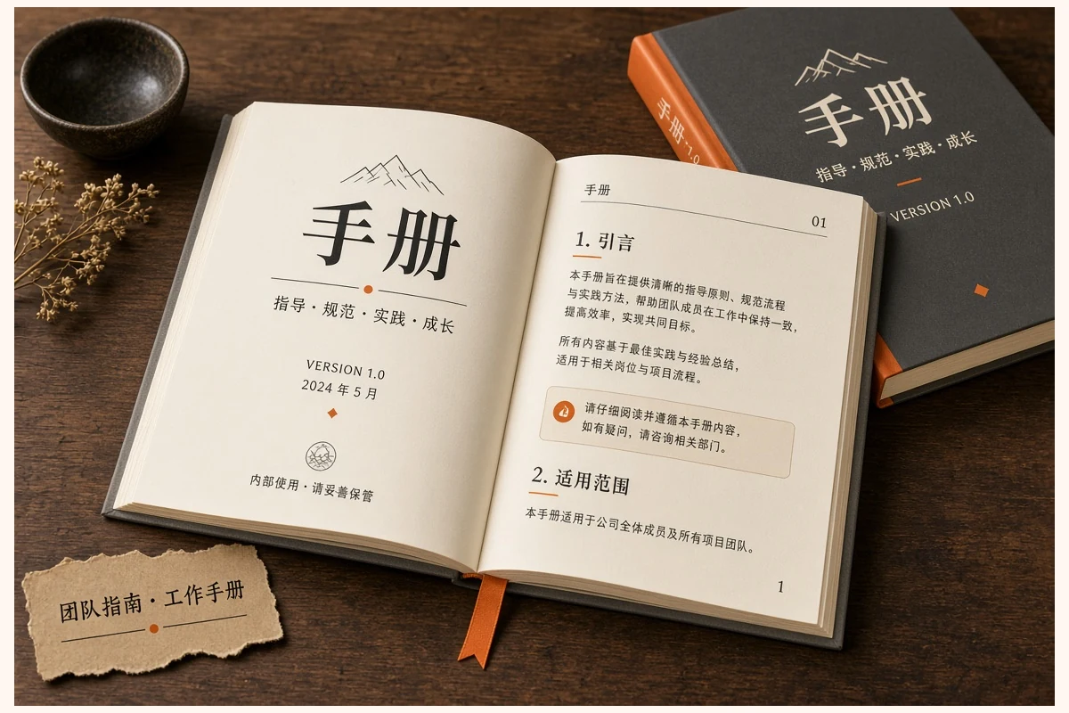 使用手册示意