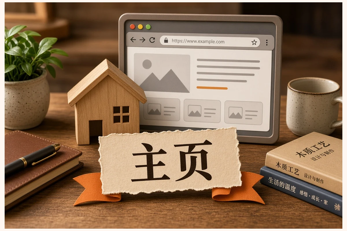主页设置示意